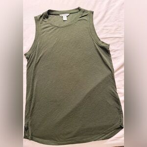 Athleta Olive Green tank top size Large